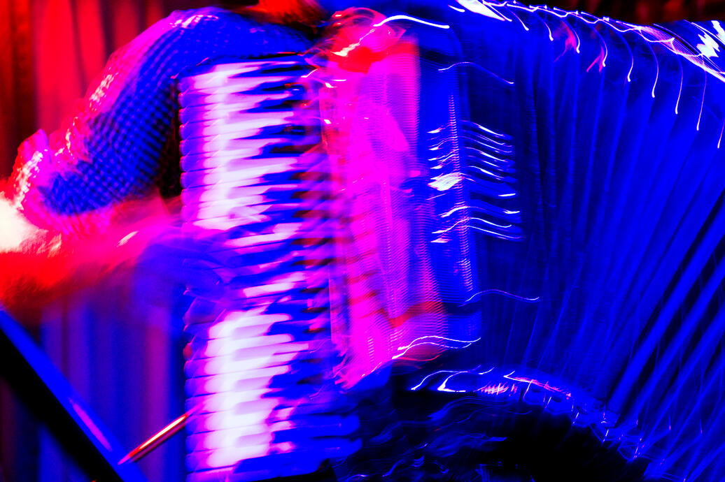 A Hawk and a Hacksaw at Flicker, Athens, Georgia, 28 June 2024 (Dhana Jeera album release)