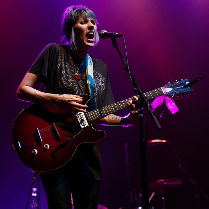 Izzy True at the Georgia Theatre, Athens, Georgia, 11 Aug. 2018 (Popfest)