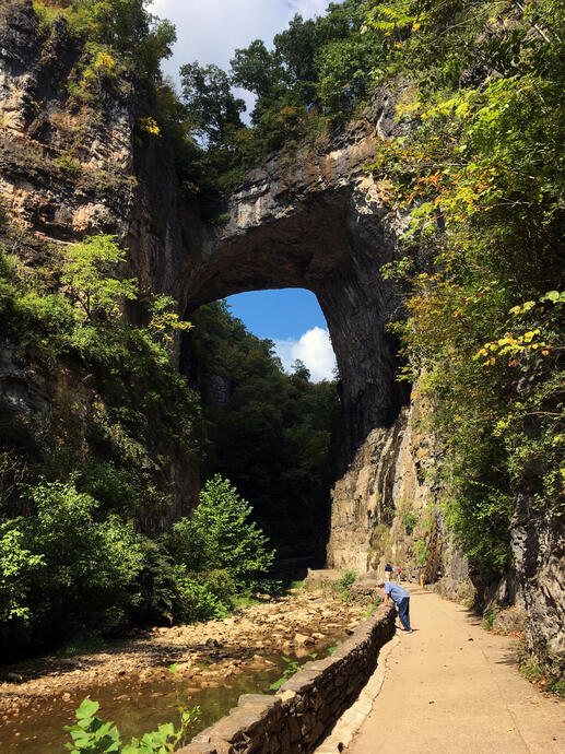 Natural Bridge, Virginia, 18 Sept. 2017